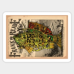 Steampunk Fish #2 Sticker